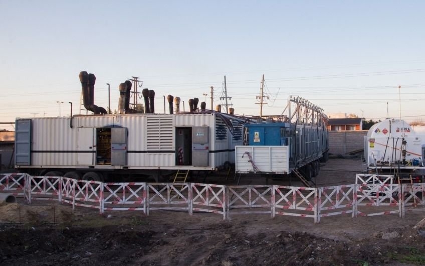 Colocaron generadores de energía