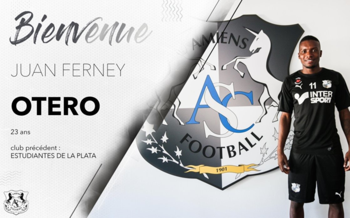 Otero se despidió de los hinchas y Amiens lo presentó