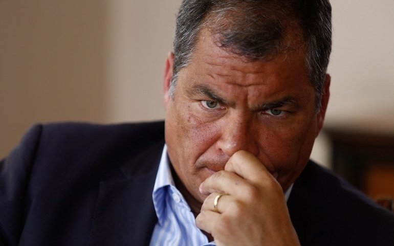 Correa denunció un "complot" del gobierno de Ecuador 