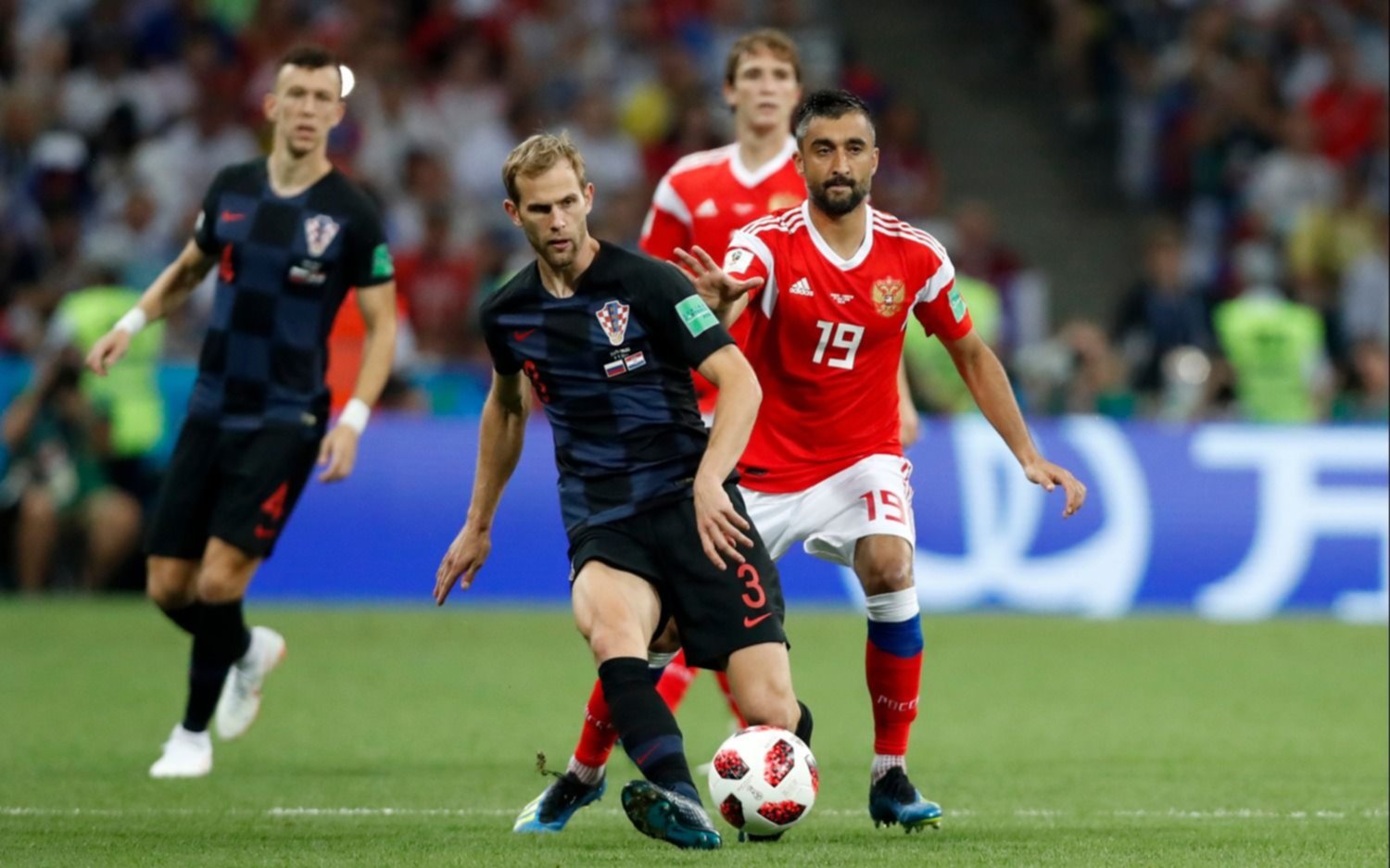 Croacia derrotó a Rusia en los penales y pasó a semifinales de la Copa del Mundo