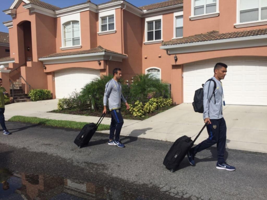 Boca llegó a Miami para continuar la preparación