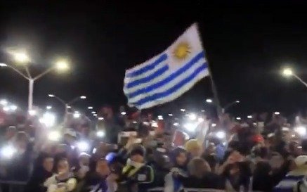 Recibidos como campeones: la bienvenida para la Selección uruguaya
