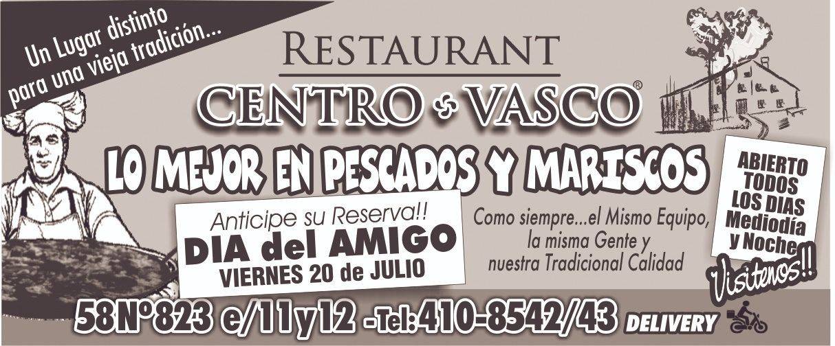 Centro Vasco te espera para festejar el Día del Amigo