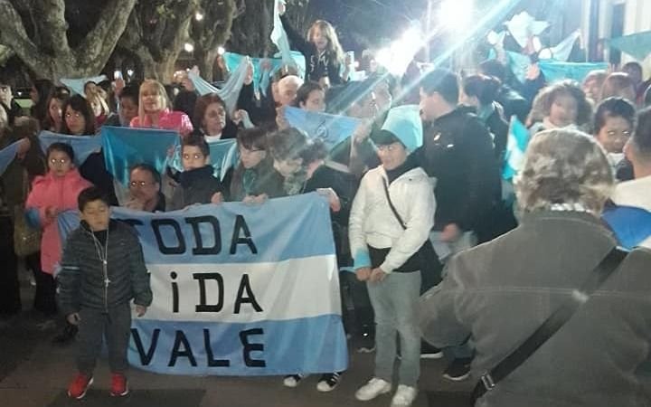 Marcha contra el aborto en Quilmes