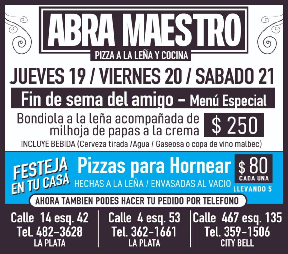 Viví el fin de semana del amigo en Abra Maestro