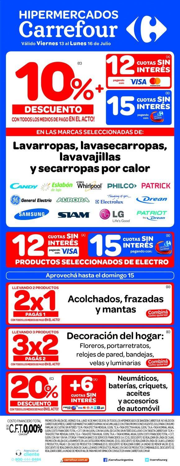 Carrefour te espera con super ofertas en electro