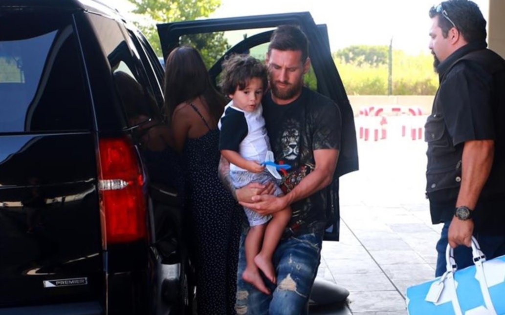 Apareció Messi: la Pulga regresó a Barcelona tras sus vacaciones