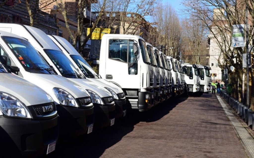 San Fernando sumó nuevos camiones para tareas de obras y espacios públicos