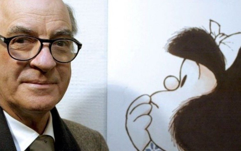 Quino, el padre de Mafalda, celebra entre amigos sus 86 años