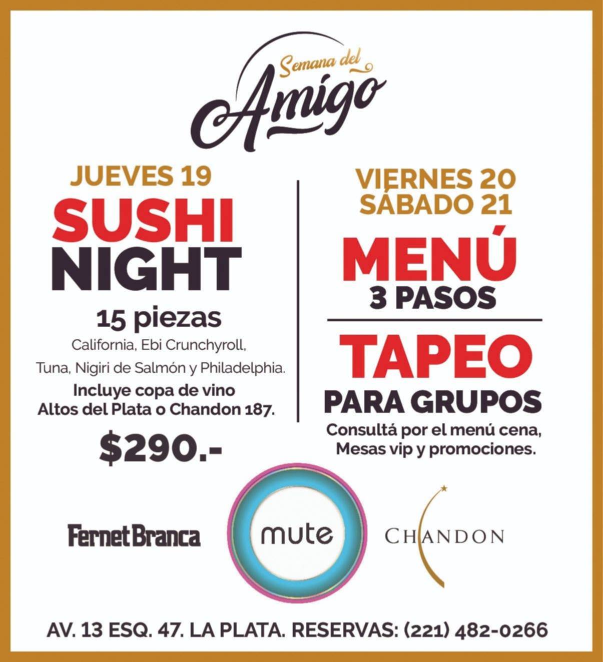 Viví la semana del amigo en Mute
