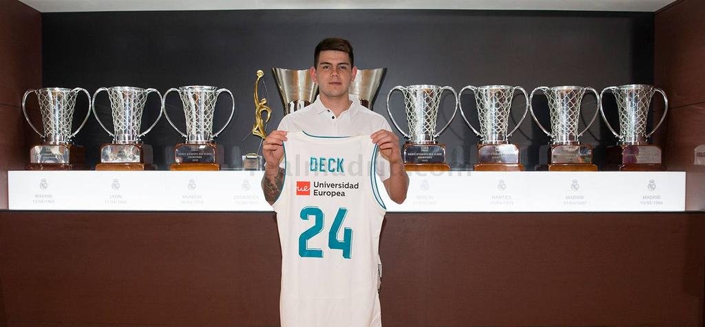 Deck, nuevo jugador de Real Madrid