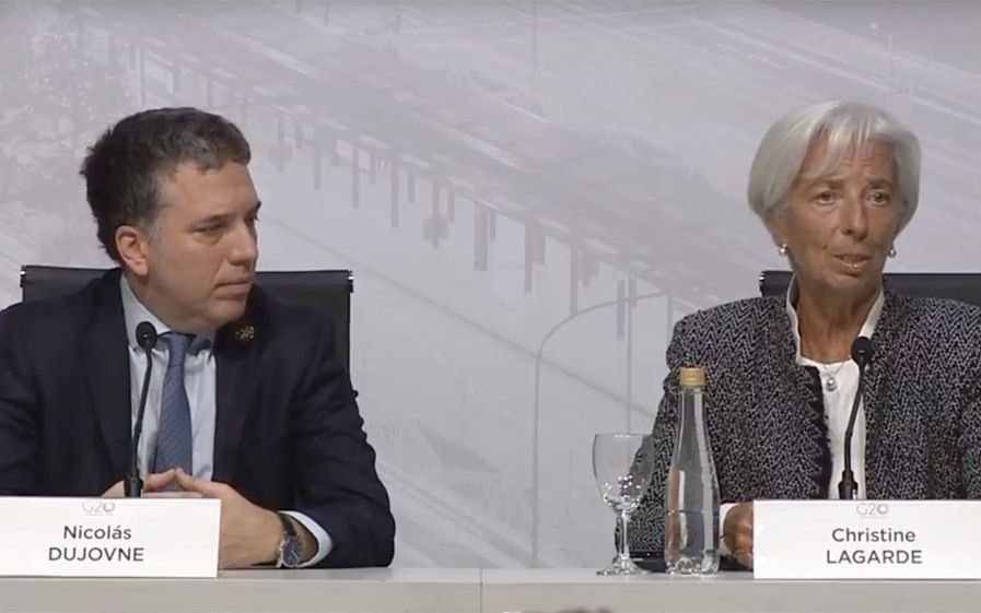 Para Lagarde, "la meta de inflación debe ser alcanzada"