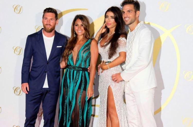 Messi dijo presente en la boda de Fábregas