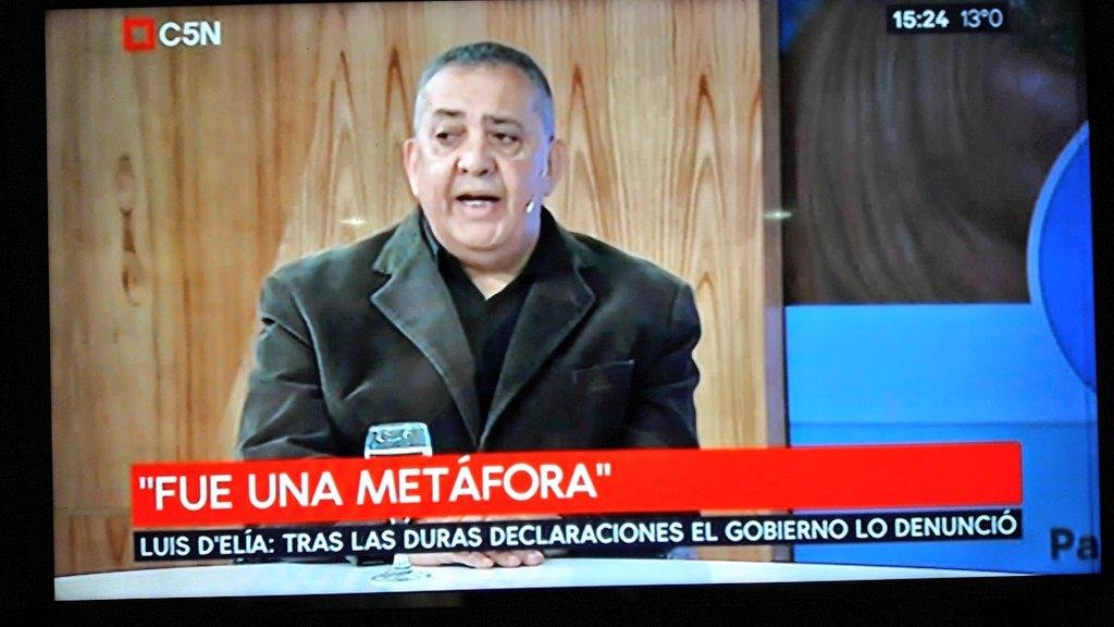 El ministerio de Seguridad denunció a Luis D´Elía por pedir fusilar al Presidente