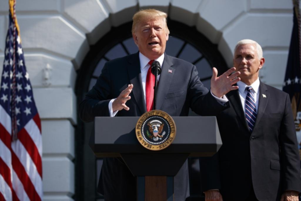 Trump eufórico por el gran crecimiento de la economía