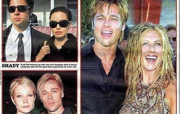 Mimetizado: cómo Brad Pitt ha imitado los looks de sus novias