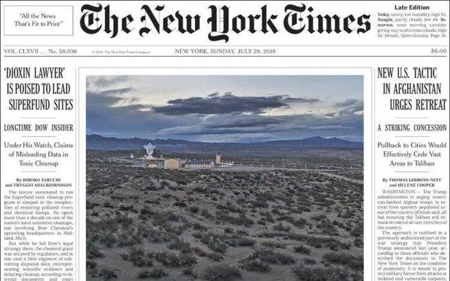 Áspero intercambio de mensajes con el editor del New York Times