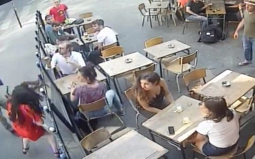 Increpó al hombre que la acosó en la calle y recibió un violento golpe en el rostro