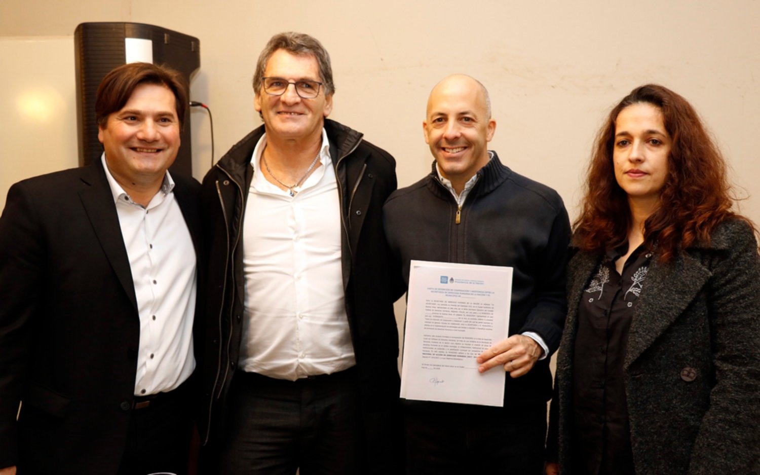 Ducoté firmó con Avruj convenio sobre Derechos Humanos