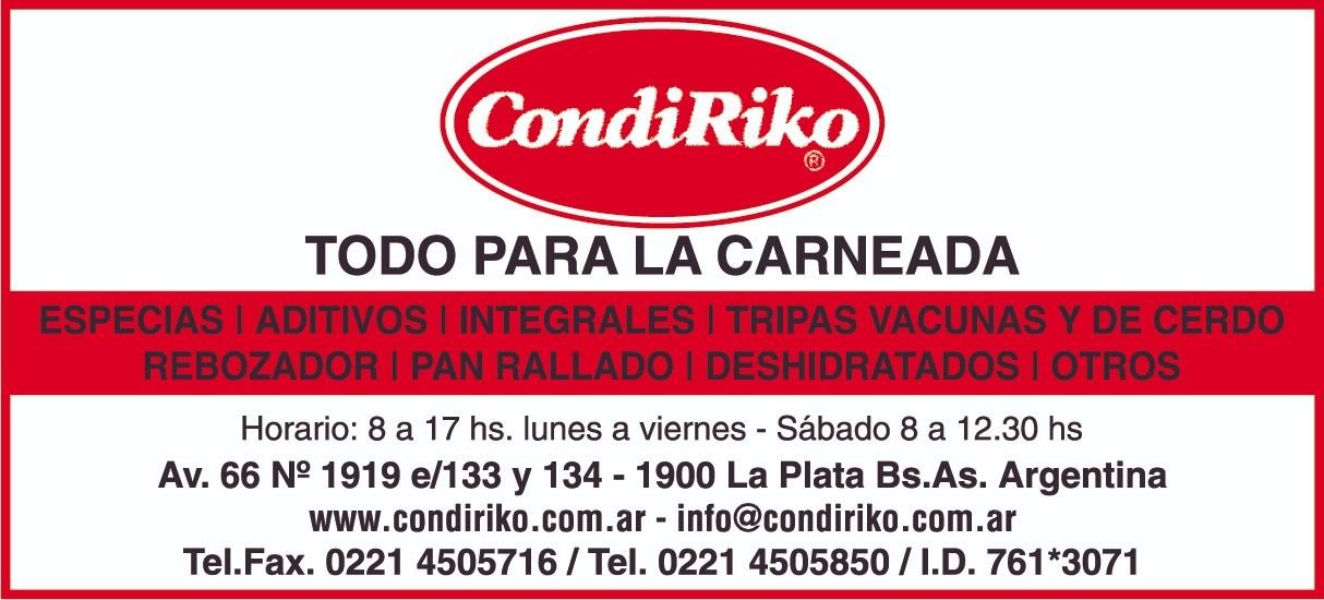 Condiriko: todo para la carneada