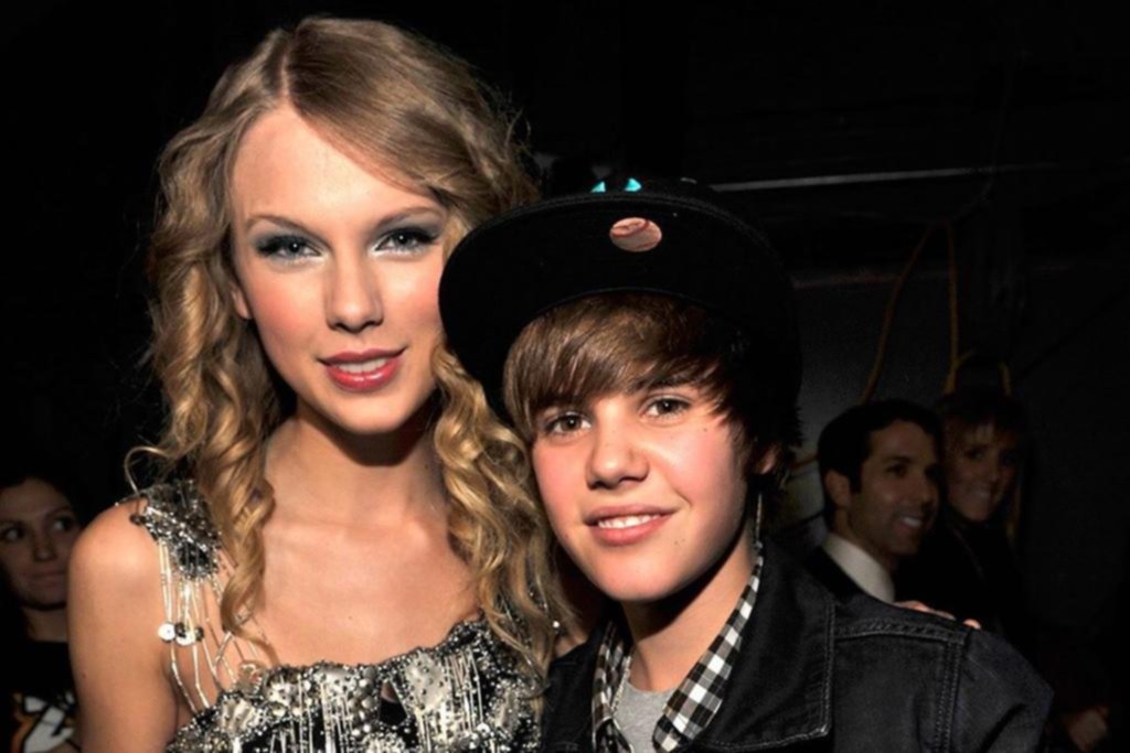 Guerra de divos: Taylor, Justin y un cruce por el millonario catálogo de Swift