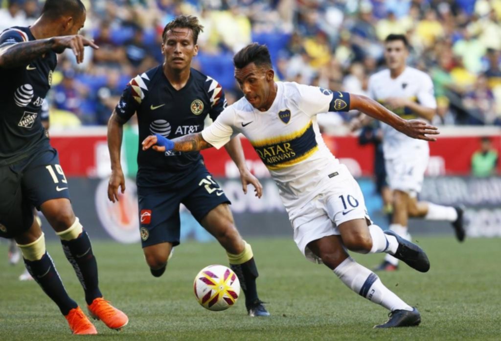Un doblete de Zárate le permitió a Boca “levantar” vuelo ante las Aguilas, en el primer amistoso