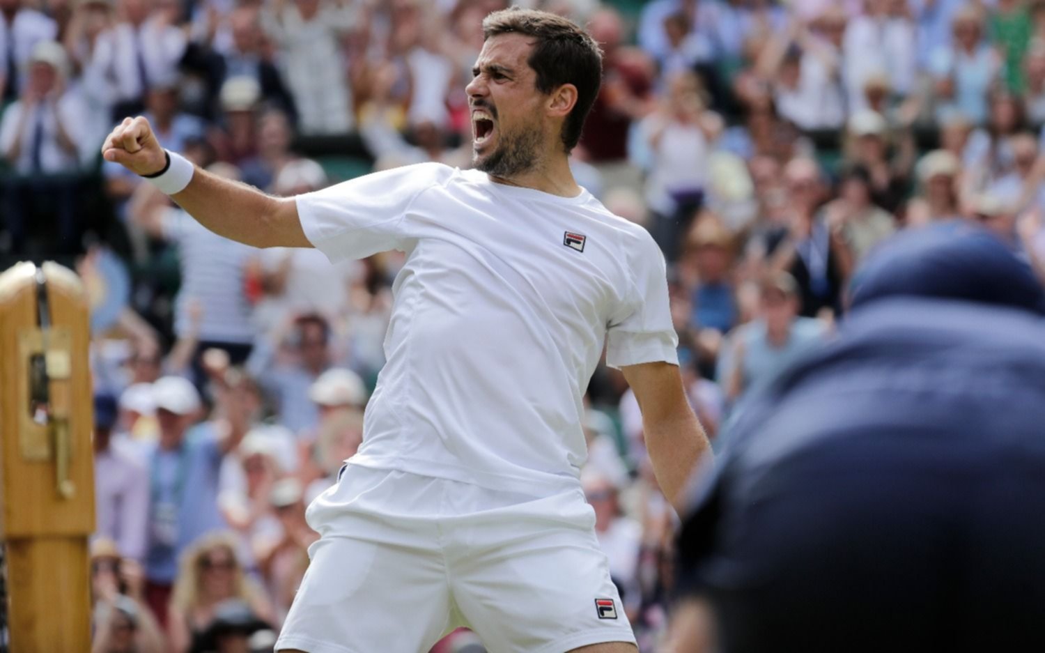 ¡Grande Pella! Guido dio el batacazo en Wimbledon