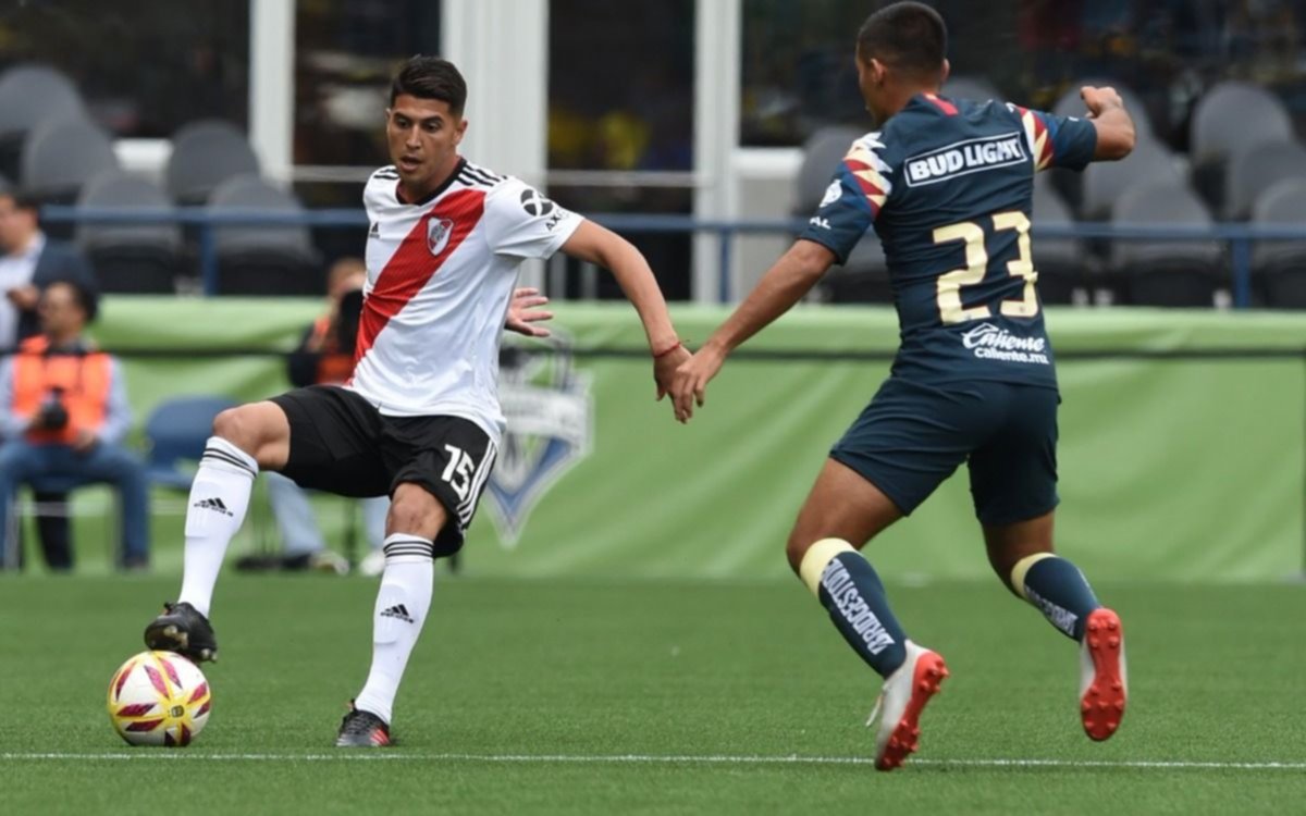 River venció 2 a 0 a América en el cierre de la gira