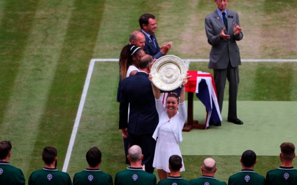 Simona Halep se coronó campeona en Wimbledon