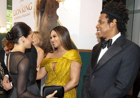 Como amigos: Meghan charló con Beyonce y Jay Z