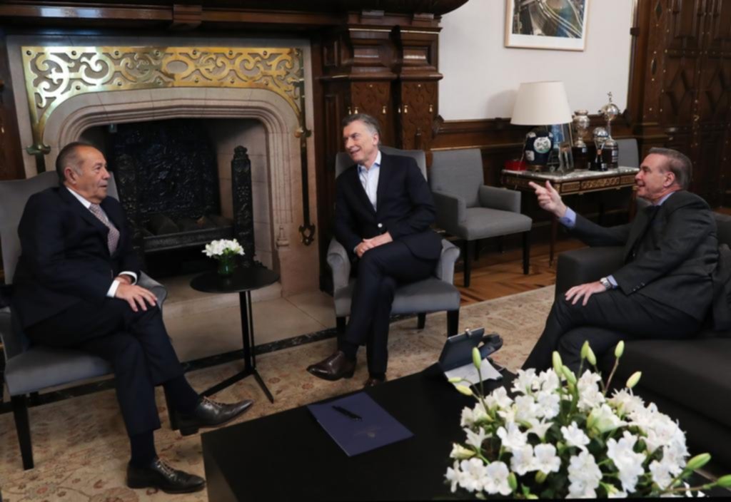 Macri y Pichetto sumaron el apoyo político de Adolfo Rodríguez Saá