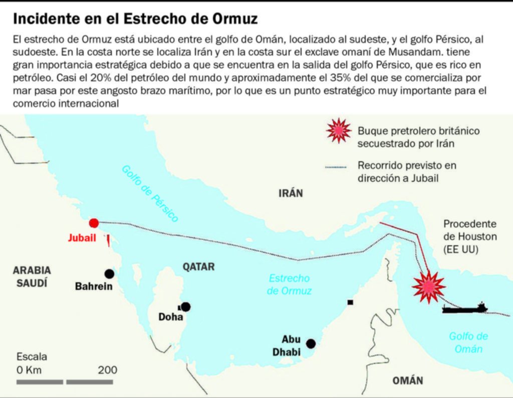 Irán captura otro buque en el Golfo Pérsico y crece la tensión