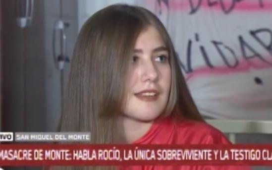 Habló la sobreviviente de la masacre de Monte y no quiso contar lo que pasó