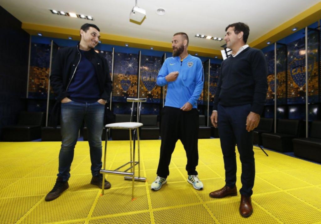 Daniele De Rossi “cautivó” al Mundo Boca en sus primeras horas en el país