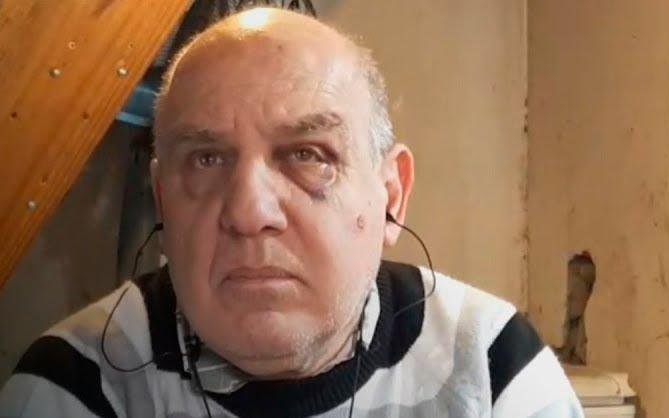 Insólita “contención” a un repartidor accidentado