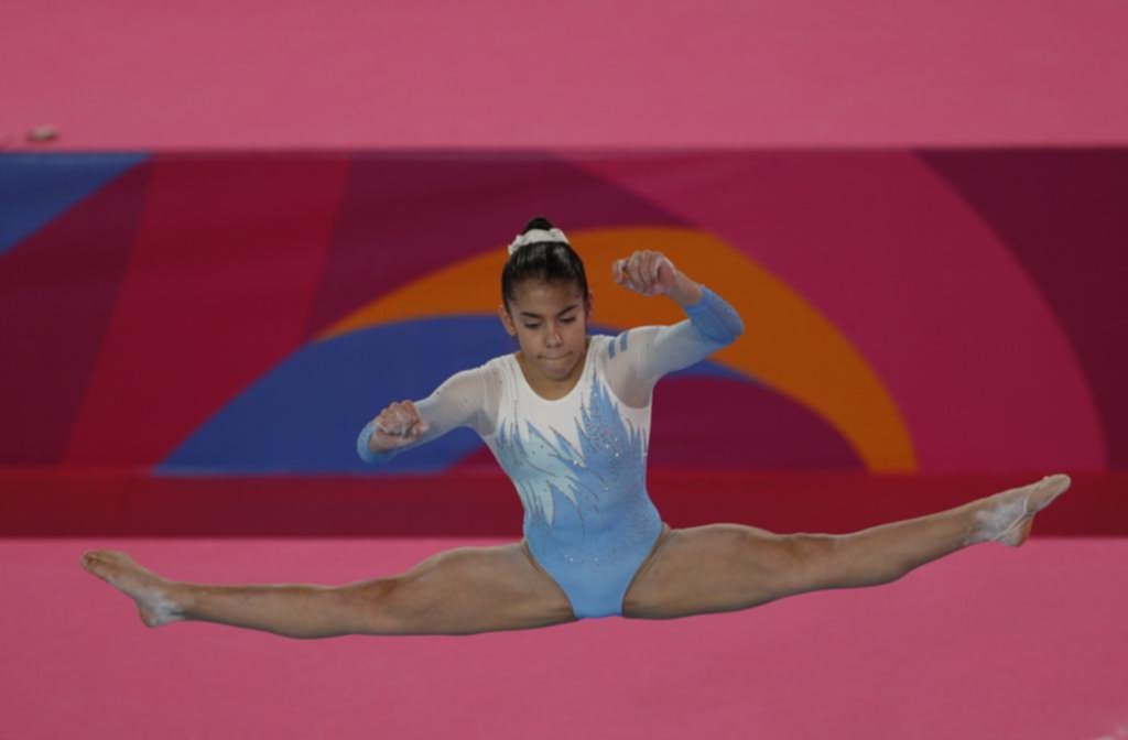 Magistrati, la gimnasta platense de 15 años, octava