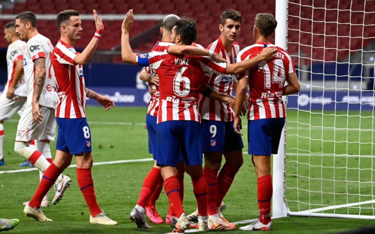 Atlético Madrid de Simeone volvió al triunfo con la goleada ante Mallorca