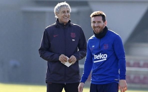 Setién dijo que "no especulará" con el futuro de Messi