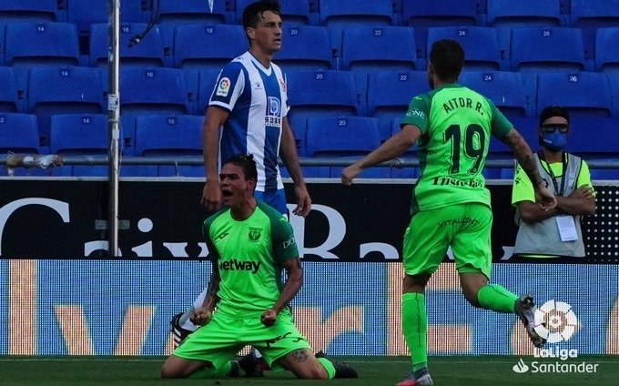 Gol de Jony Silva en la victoria de Leganés sobre el casi descendido Espanyol