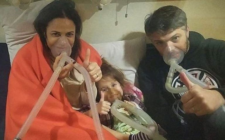 Un susto para María Fernanda Callejón y el platense Ricky Diotto