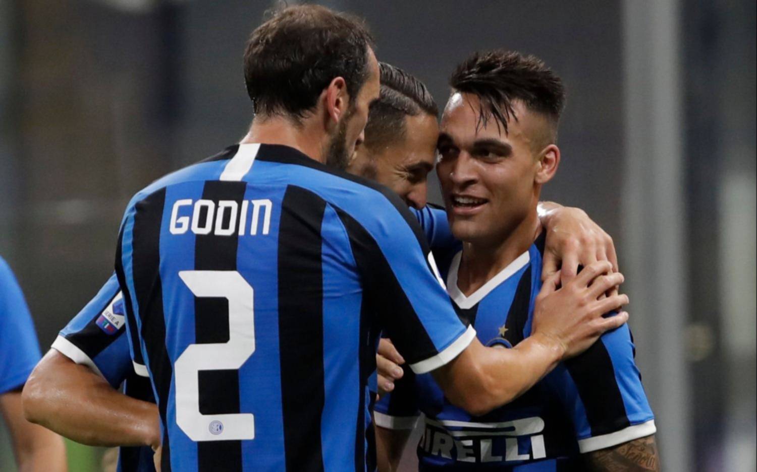 Lautaro Martínez, que volvió a convertir, fue una de las claves para el triunfo del Inter