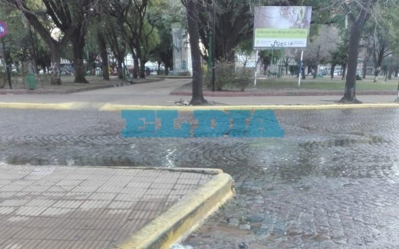 Cuatro pérdidas de agua ponen en jaque la zona de Plaza Rocha