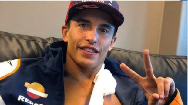 Márquez se fracturó un brazo luego de un accidente