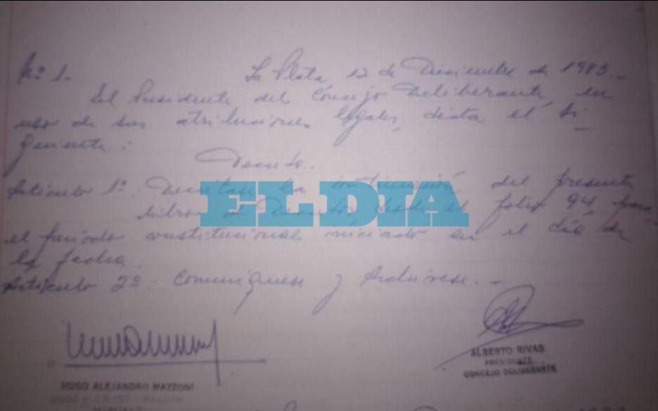 Murió Alberto Rivas, primer presidente del Concejo Deliberante al regreso de la democracia