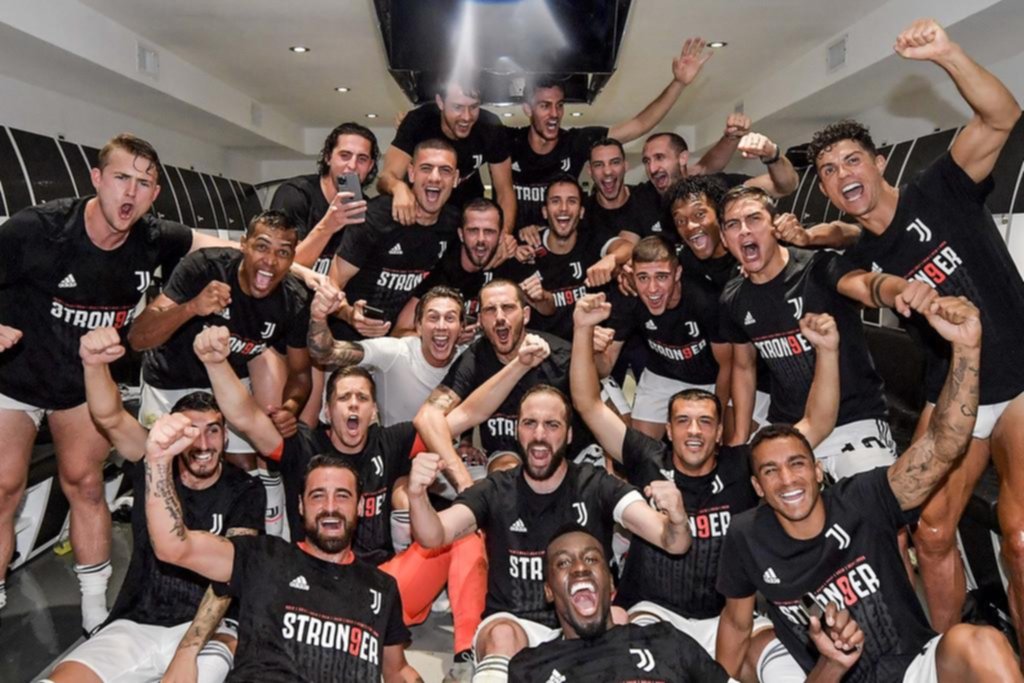 Juventus obtuvo por novena vez consecutiva el Scudetto con la baja, por lesión, de Dybala