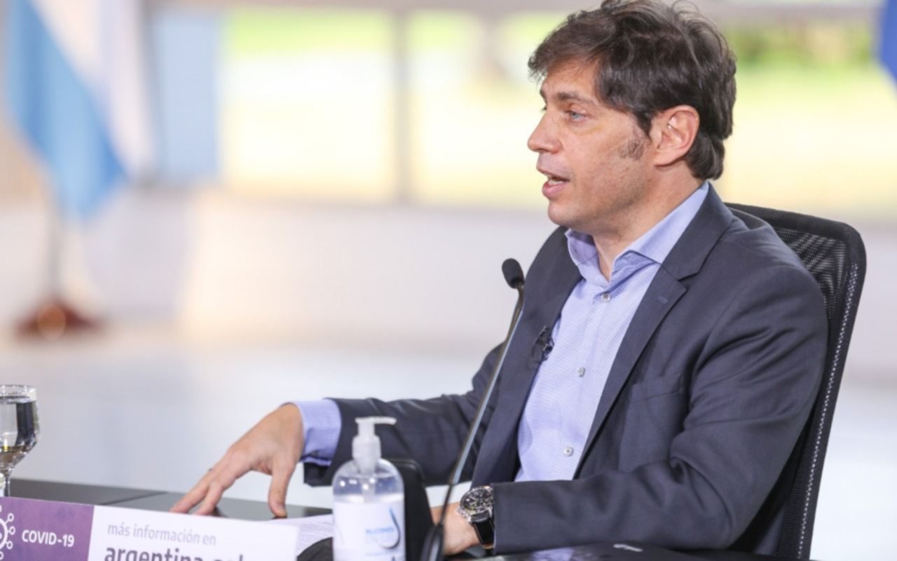 Kicillof afirmó que "la esperanza" para terminar con la pandemia "está en la vacuna"