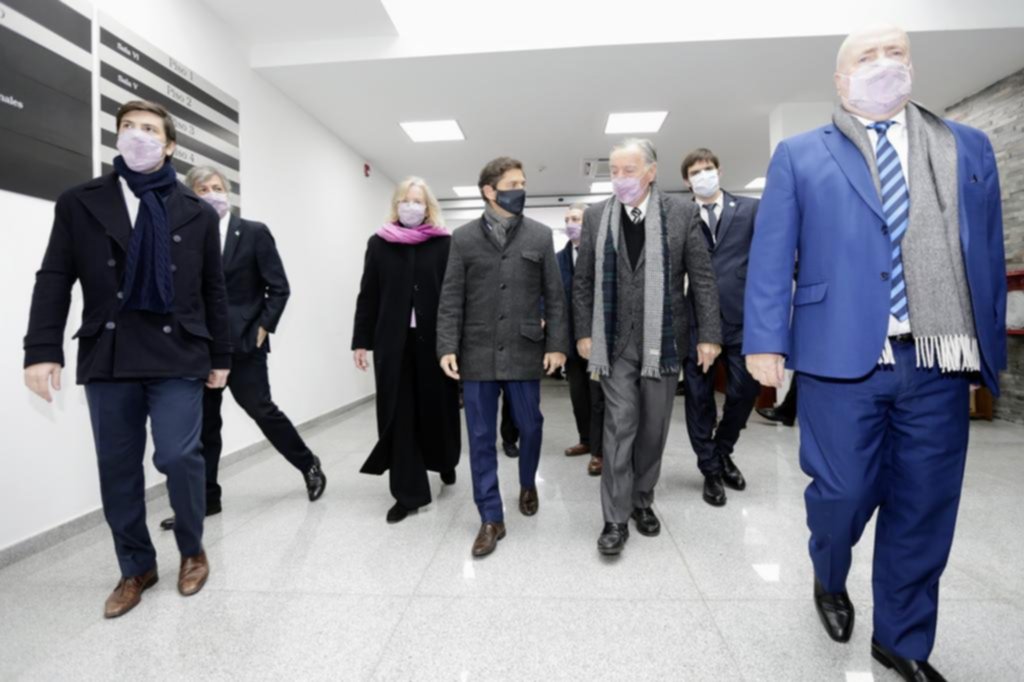 “Queremos jerarquizar a La Plata”, dijo Kicillof al inaugurar una sede judicial