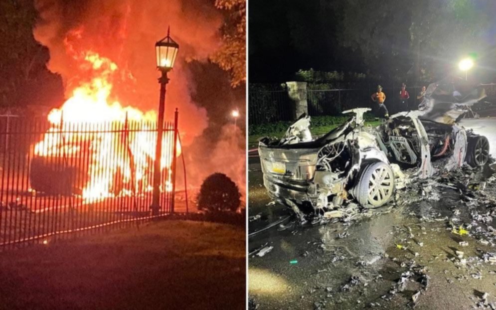 Investigan el incendio "espontáneo" de un vehículo Tesla de alta gama en EEUU