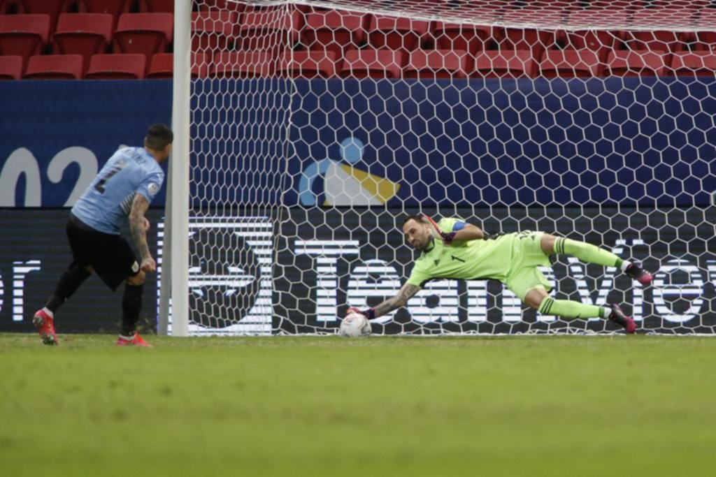 Colombia fue más efectivo que Uruguay en penales y es semifinalista