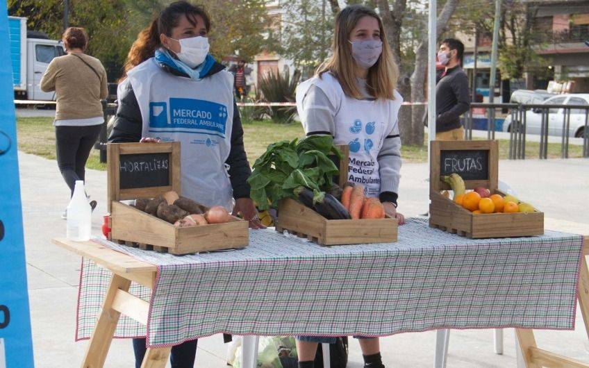 El mercado federal ambulante nuevamente en Berazategui
